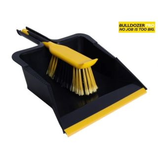 Bulldozer Heavy Duty Dust Pan & Brush Set (BDZ8015BY)