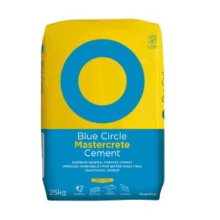 25kg Blue Circle Mastercrete Cement Plastic Bag 