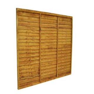 6'X5' Lap Fence Panel Gold