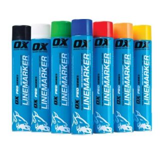 Ox Trade Permanent Line Marker Spray 750ml Yellow  OX-T022601