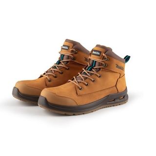 Makita Kyoto Safety Boots Tan (UK 12)  MK403M