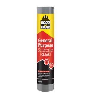 Good & Proper General Purpose Silicone 300ml Clear (12/Box) 31050864