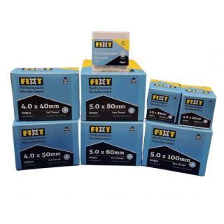 FIXT Trade Pack of Performance Wood Screws (1100 screws  + 20 bits)