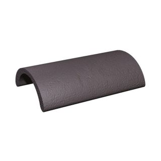 Mannok Smooth Grey Half Round Ridge Tiles 450mm Long