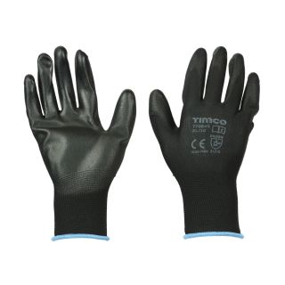 Timco Durable Grip PU Coated Polyester Gloves Per Pair (XL) 770649