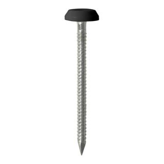 Polymer Headed Nail - Black  65mm 100 per box  PN65BL
