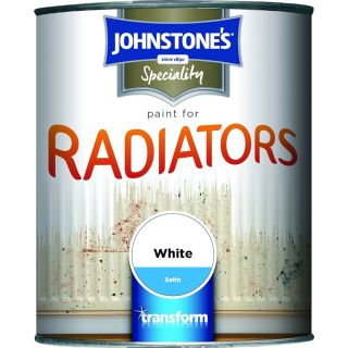 Johnstones Speciality Paint For Radiator 750ml White Satin 739190
