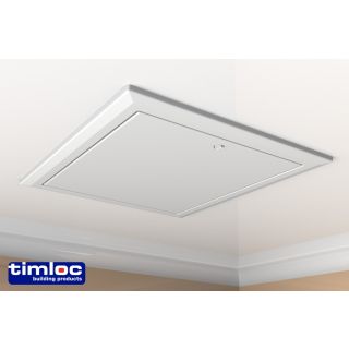 Timloc Insulated. 0.35 Hinged Plastic Loft Door 562x665 (1169/35)