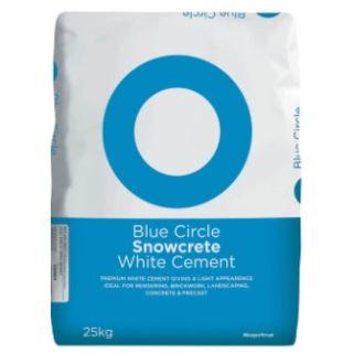 Blue Circle White Cement in Paper Bag 25kg