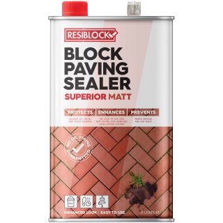 Resiblock Block Paving Sealer Superior Gloss 5 Ltr RBORIGGL5