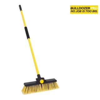 Bulldozer Heavy Duty 14 Broom Clipped with Handle (BDZ14BY)