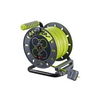 25mtr Pro XT 240V Open Cable Reel 4 Socket  OMU25134SL-PX  