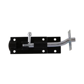 Taurus Necked Tower Bolt 200mm Black  TBN8BP