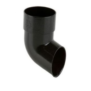 Brett BR216B 68mm Round Downpipe Shoe Black