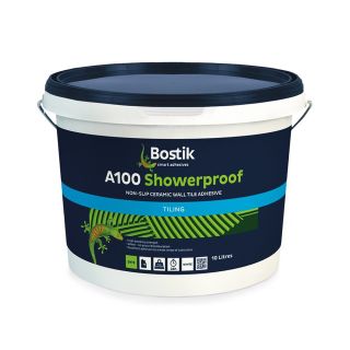 Bostik A100 Showerproof Non Slip Wall Tile Adhesive 10L 30811608