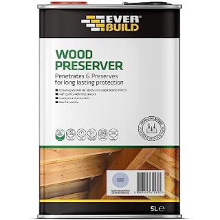 Everbuild Wood Preserver  Silver Birch 5 Litre  633477