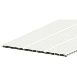 9mm White Hollow Soffit Board per 5mtr length