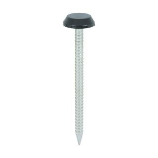 Polymer Headed Nail - Black  50mm 100 per box  PN50BL