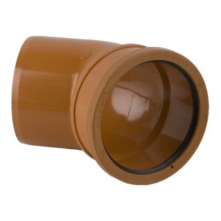 Brett B5061 110mm x 45 degree Single Socket Bend 