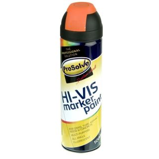 Prosolve Hi-Vis Marker Paint 500ml  Orange  PVHIVISFOA