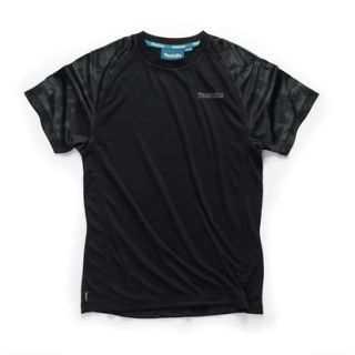 Makita Tech T-Shirt Black (Small)  MK102M