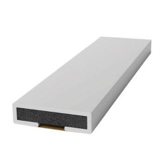 Intumescent Door Strip 20x4mm 2.1m White (NON-BRUSHED)