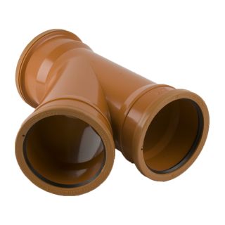 Brett B4091 110x110mm x 45 deg Triple Socket Junction 