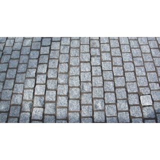 100x100x50mm Silver Hand Cut   Granite Cobble per each