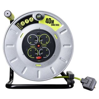 40mtr Pro XT 240V Metal Open Cable Reel OTLU40134Sl-PX