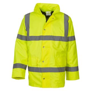 Yellow High Visibility         Motorway Jacket   L