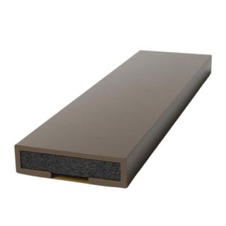 Intumescent Door Strip 10x4mm 2.1m Brown (NON-BRUSHED)