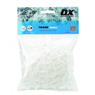 Ox Trade Cross Shaped Tile     Spacers 2mm 250 pcs OX-T160902