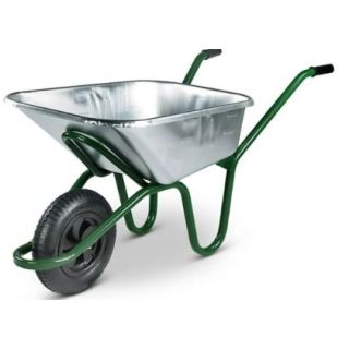 Walsall Galv. Invincible 120 L Wheelbarrow Pneumatic Tyre IGVP
