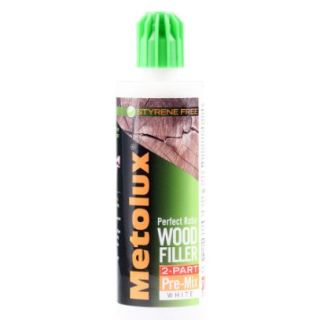 Metolux 2 Part Pre-Mixed Wood Filler White 300g Cartridge 65420