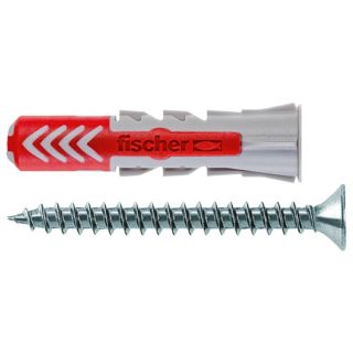 FISCHER DUOPOWER PLUG + SCREWS 5 x 25 PER BOX OF 50  555105