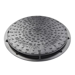 Brett B6255 Plastic 450mm dia Round Lid & Frame (1/Pk)