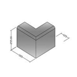 10X5 EXTERNAL ANGLE KERB       BULL NOSED
