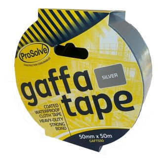 Prosolve Gaffa Tape 50mm x 50m - Silver GAFTS50