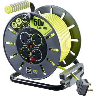 50mtr PRO XT 240V Open Cable Reel OLU50134SL-PX