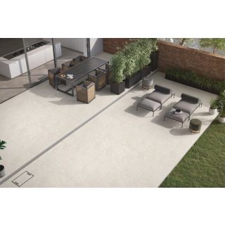 900x600x20mm Porcelain Flag Quartzite White 