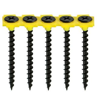 Coarse Collated Drywall Screw BLK 3.5x25 Bx/1000 00025COLDYS