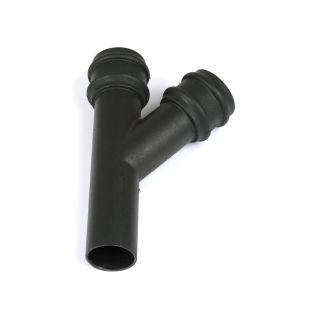 Brett Martin Cast Iron Style Black Downpipe Branch 135deg BR220CI