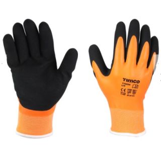 Timco Aqua Thermal Grip Latex Coated Gloves per pair  XL  770747