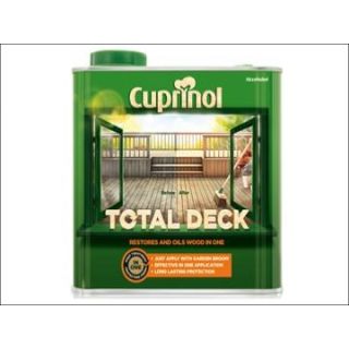 CUPRINOL TOTAL DECK RESTORE & OIL WOOD CLEAR 2.5L CUPTDC25L